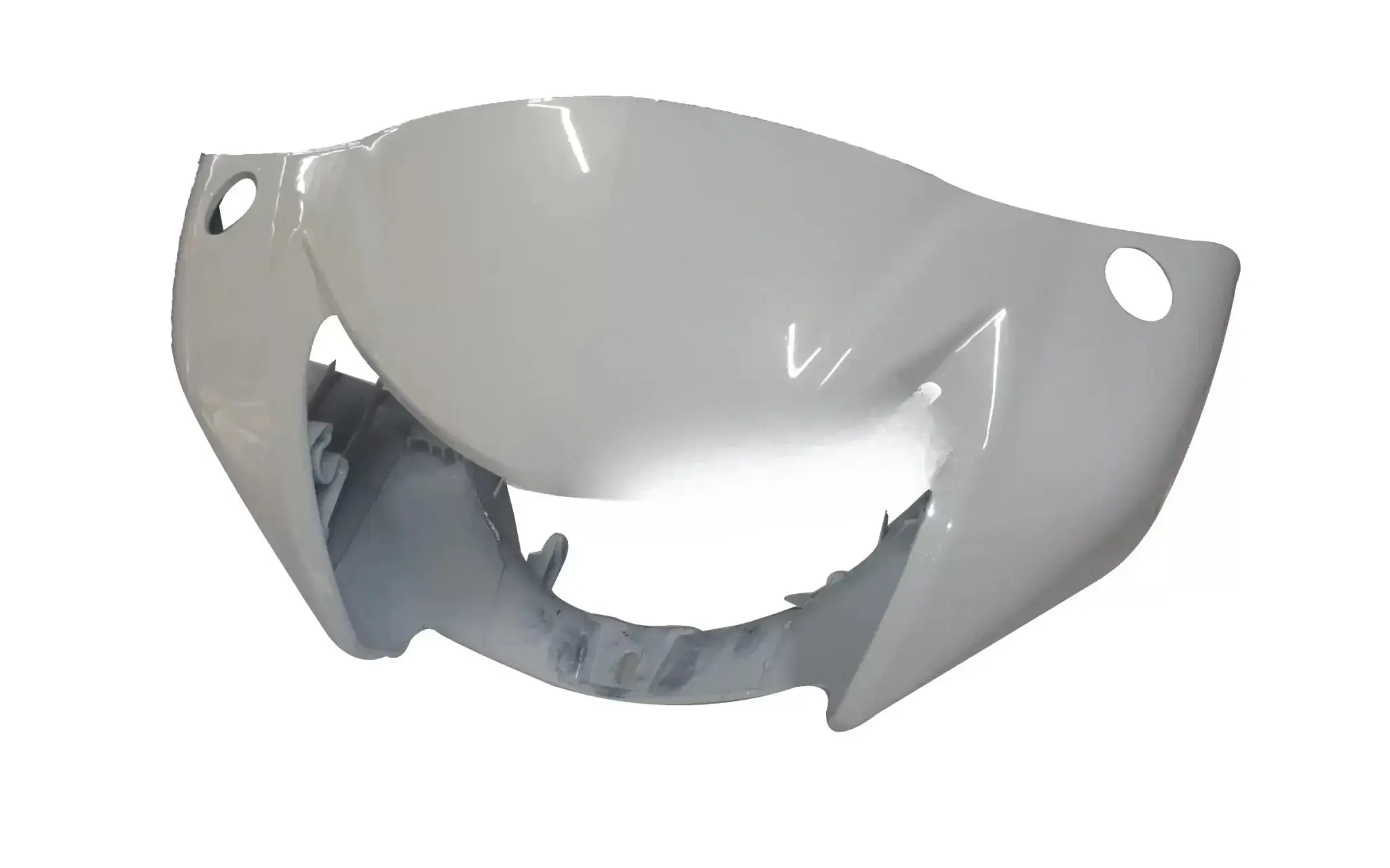 Head Light Visor/mask-tvs Jupiter White