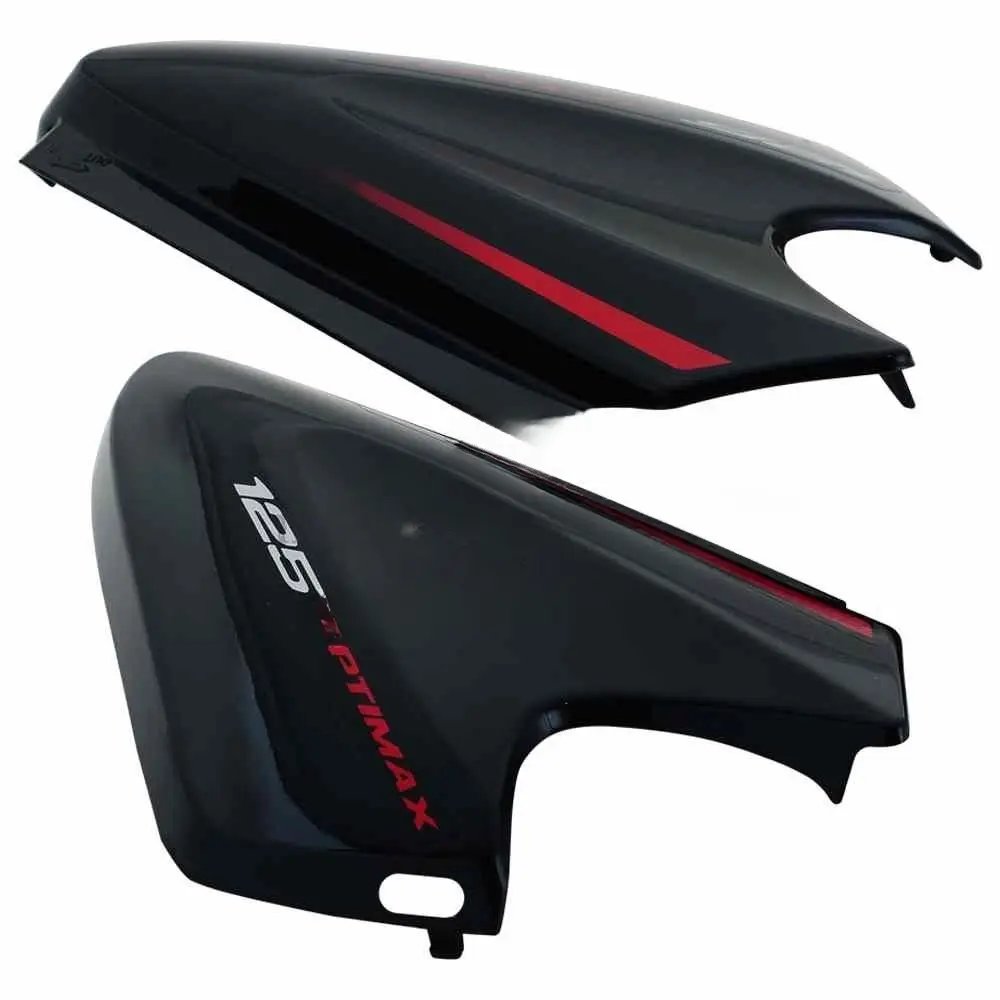 Side Panel/cover-honda Cb Shine Type -5 Black(red Stk)