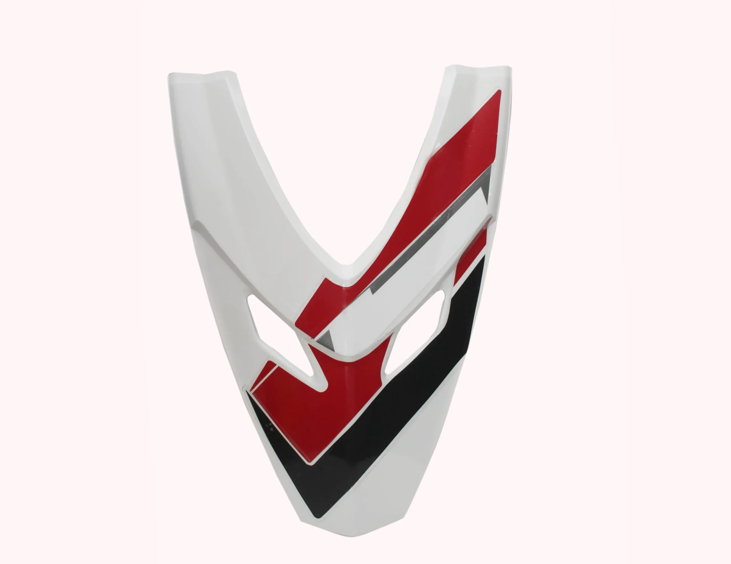 Front Nose Fit For Hero Maestro Edge Pearl Silver White(red Sticker)