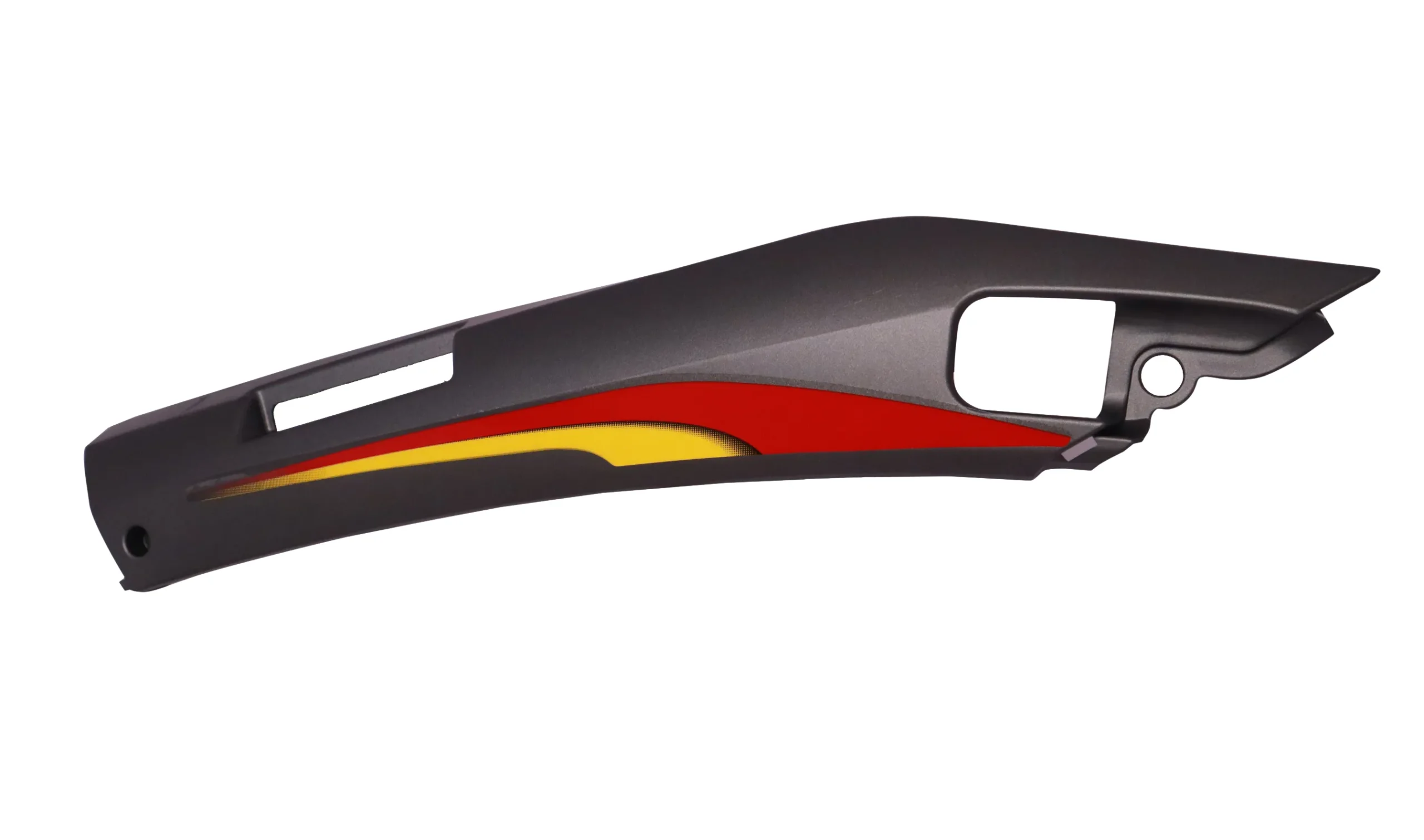 Foot Trim Fit For Hero Pleasure Type-3matte Titanium Grey/red(lh+rh 1 Set)