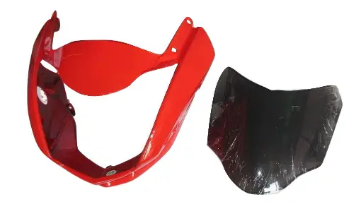 Head Light Visor/mask-hero Cbz Xtreme Type 3 Sport Red