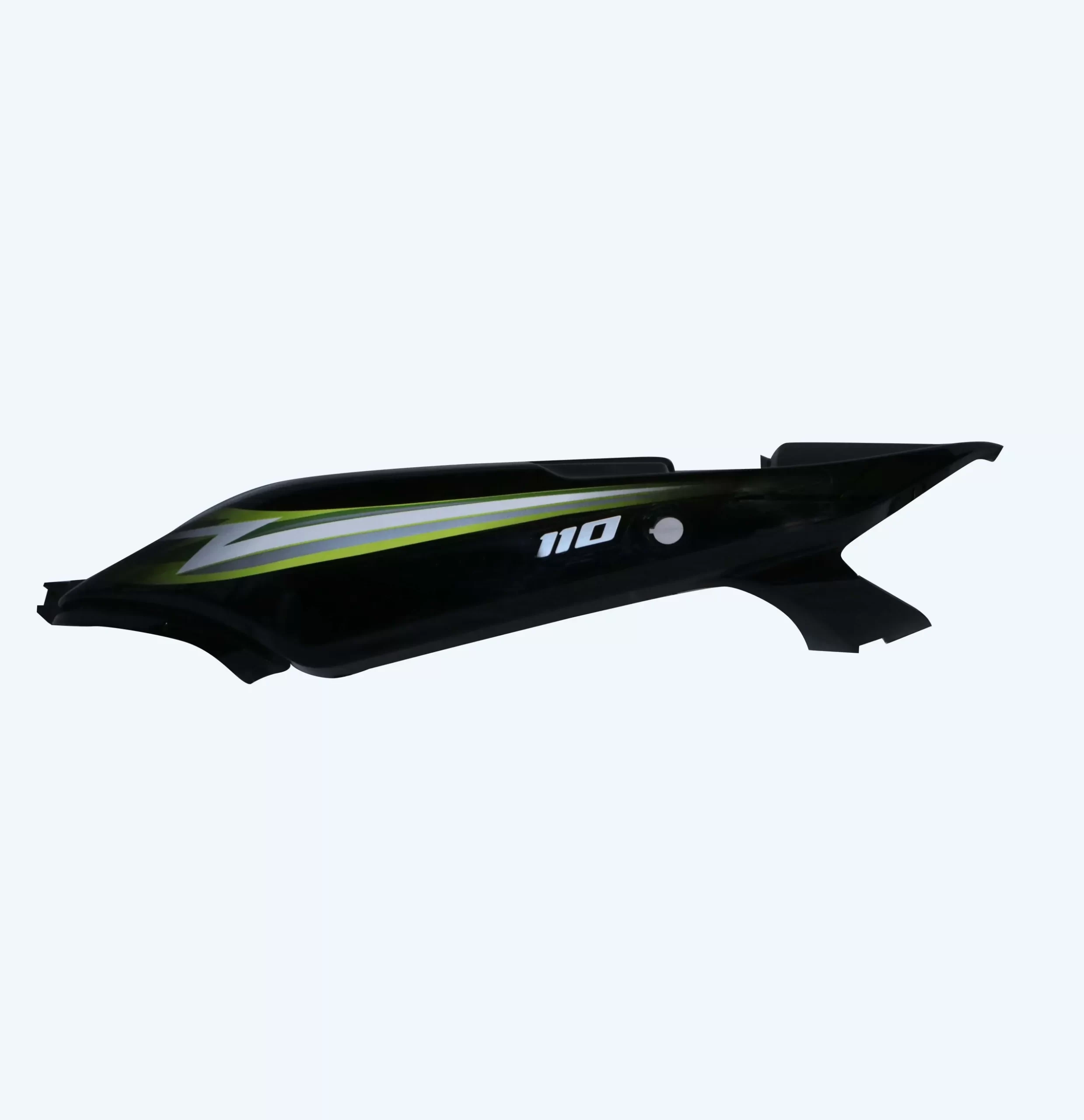 Tail Panel/seat Cowl-tvs Star City Plus Black (green Stk)