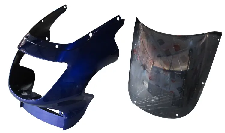 Head Light Visor/mask-hero Cbz T Blue