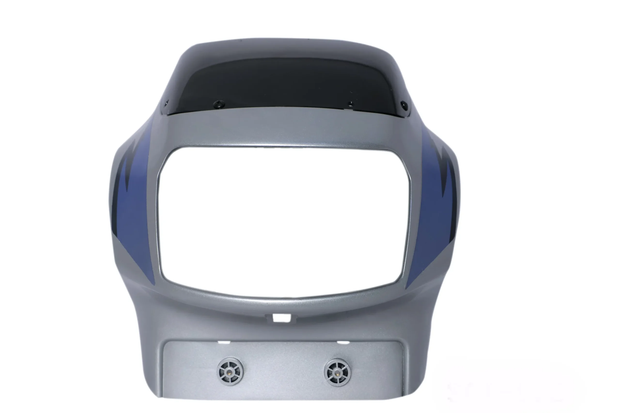 Head Light Visor/mask-tvs Victor Gl Silver