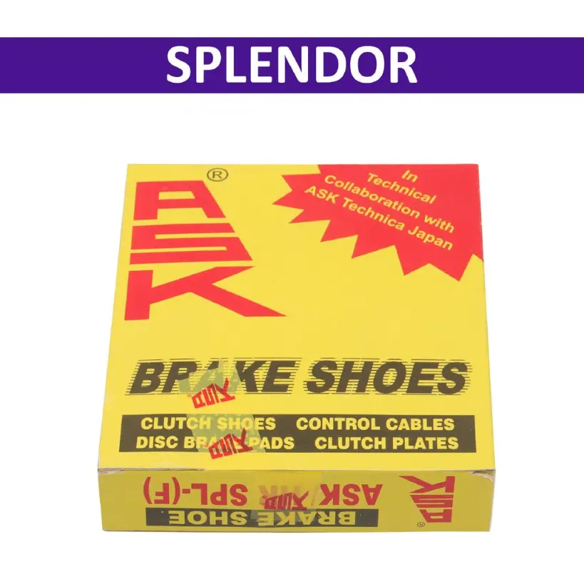 Ask Brake Shoe For Splendor