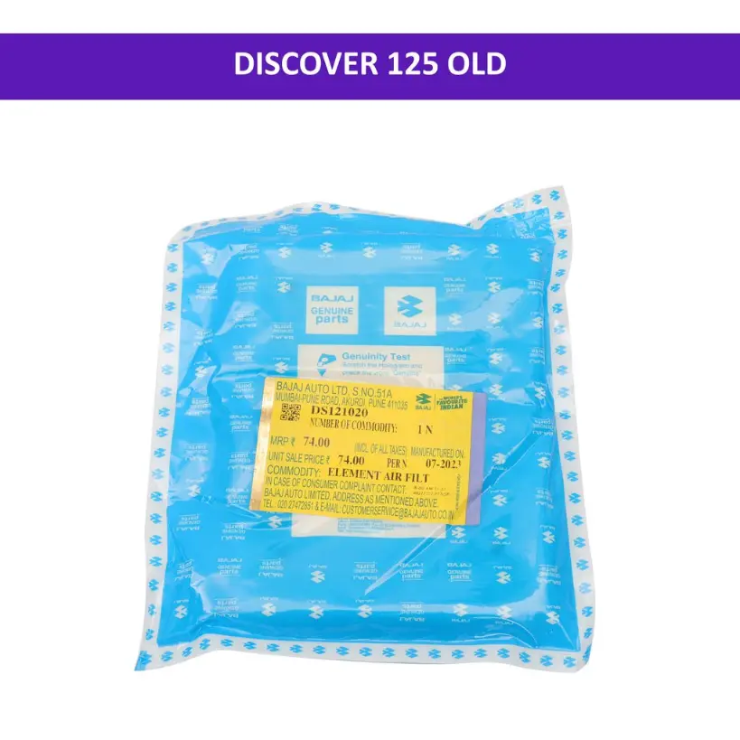 Bajaj Air Filter For Discover 125 Old - Image 2