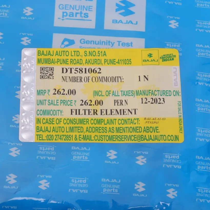 Bajaj Air Filter For Dominar 400 (2021-23), Pulsar Rs200 (bs6 2021-23), Pulsar Ns200 (bs6 2021-23), Pulsar Ns125 (2021-22) - Image 3