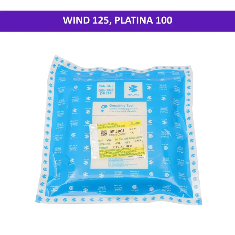 Bajaj Air Filter For Wind 125, Platina 100 - Image 2