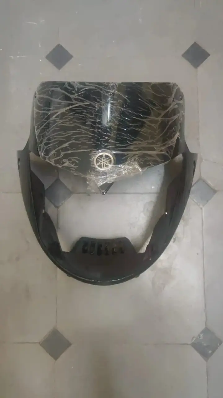 Black Yamaha Libero G5 Headlight Visor, Fairing, Mask