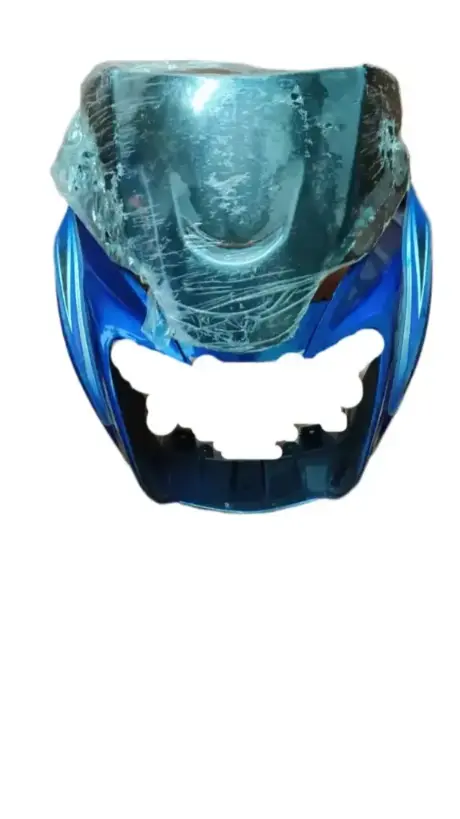 Blue Tvs Star City Plus Headlight Visor, Fairing, Mask