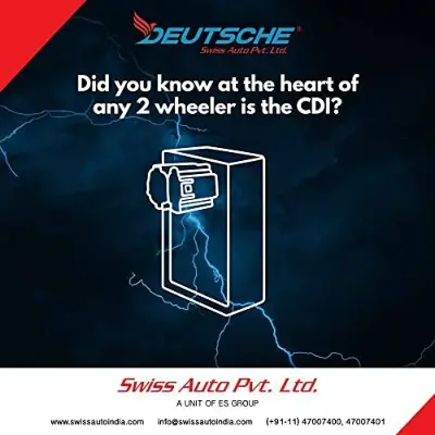 Deutsche Good Racing Black Cdi (4+2 Pin) For Honda Unicorn With Wire - Image 3