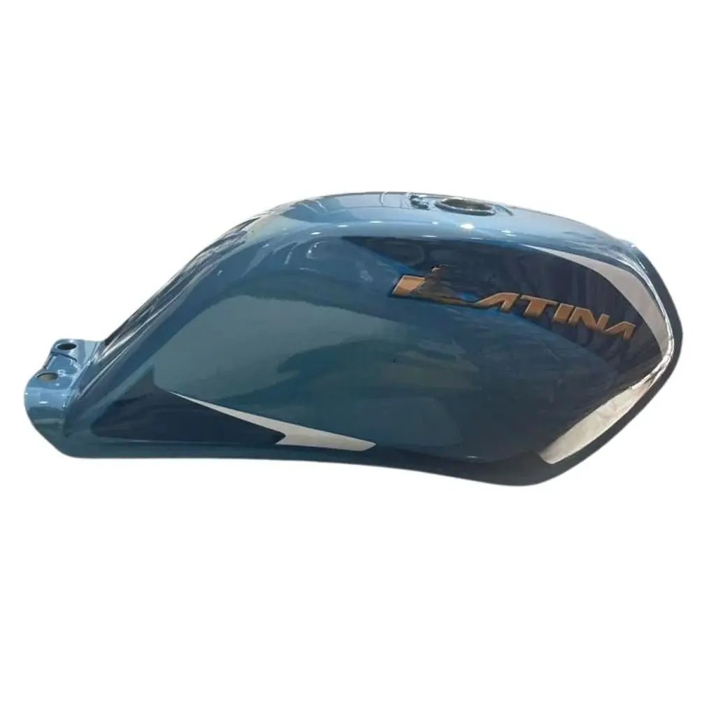 Indian Bikes Spares Petrol Tank For Bajaj Platina New Model | Blue