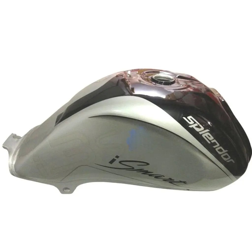 Petrol Tank For Hero Splendor Ismart Bs3 (silver/black)