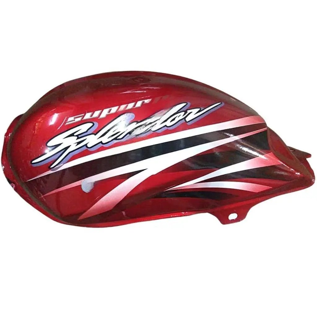 Petrol Tank For Hero Super Splendor Alloy Wheel Type 4 (glamour Type Tank Lock) (red)