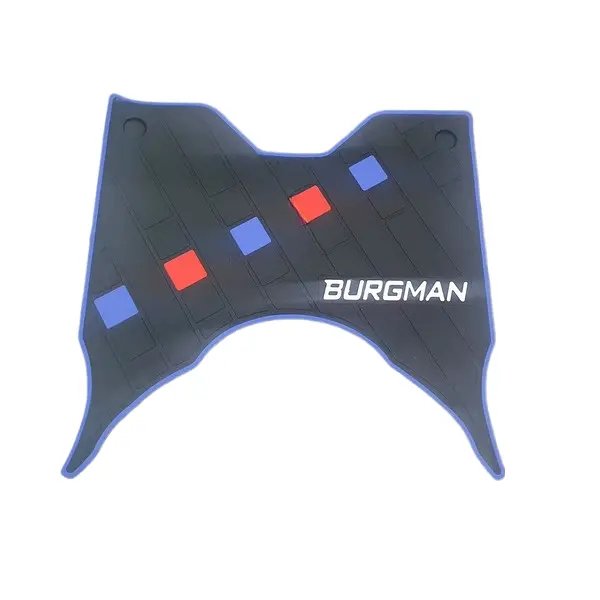 Footmatt Burgman Street 125 Bs6 (black, Blue,red)
