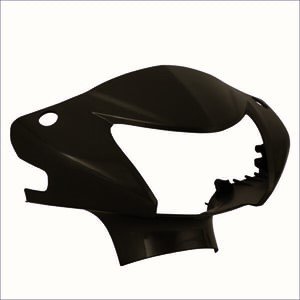 Front Handle Cover Black For Tvs Jupiter