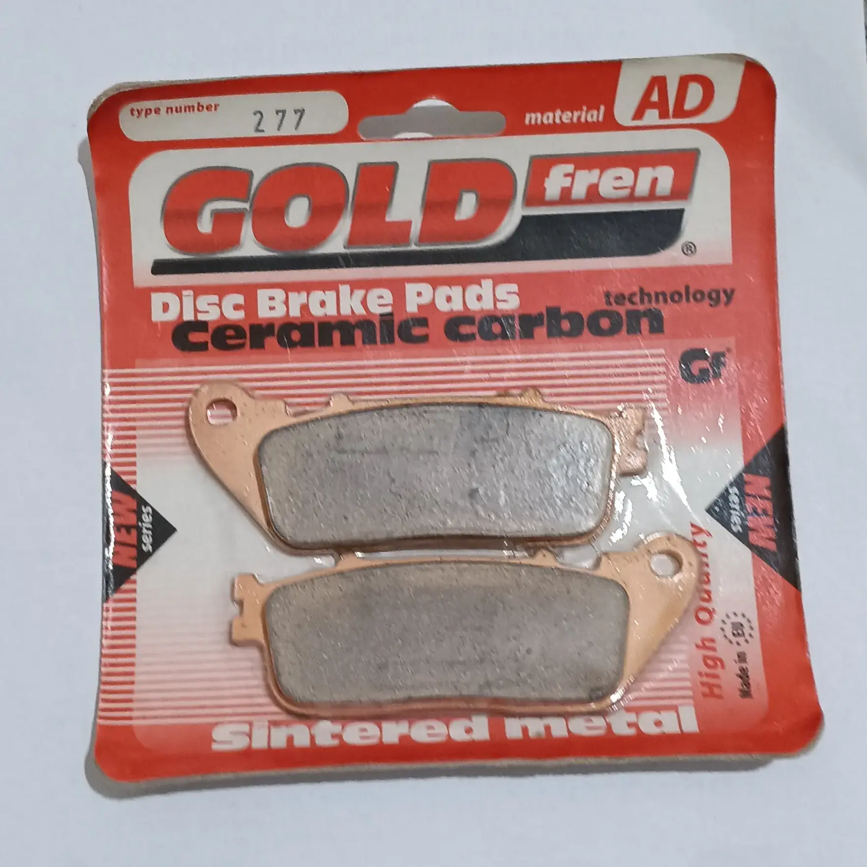 Goldfren rear disc pad for cb1000 R