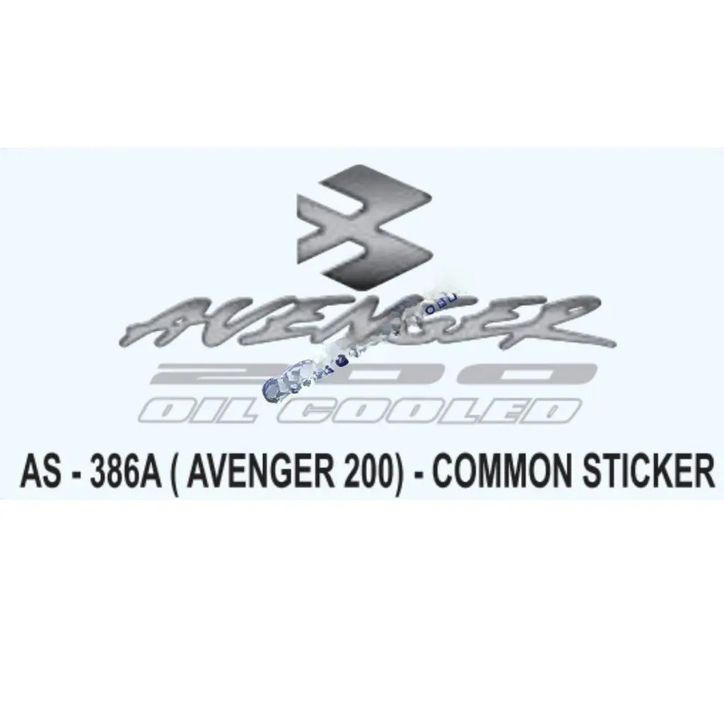 Graphics Sticker Set For Bajaj Avenger 200 | Common Sticker | Both Sides
