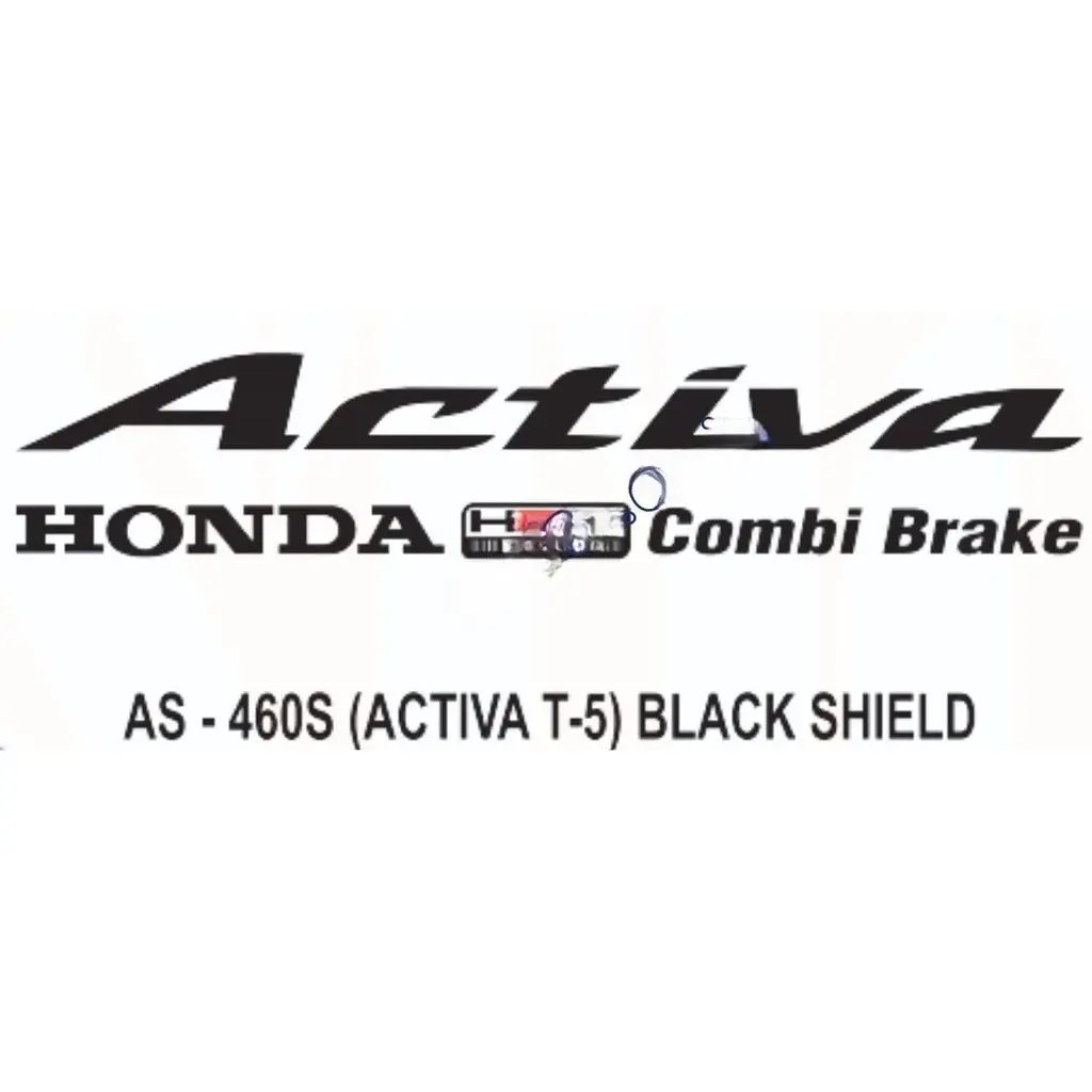 Graphics Sticker Set For Honda Activa Het Bs4 | Type 5 | Black Sticker | Both Sides