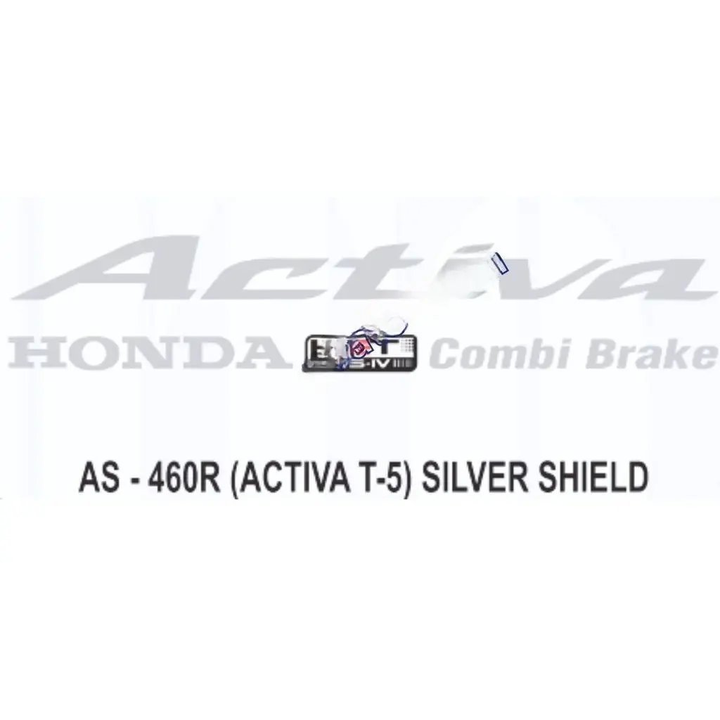 Graphics Sticker Set For Honda Activa Het Bs4 | Type 5 | Silver Sticker | Both Sides