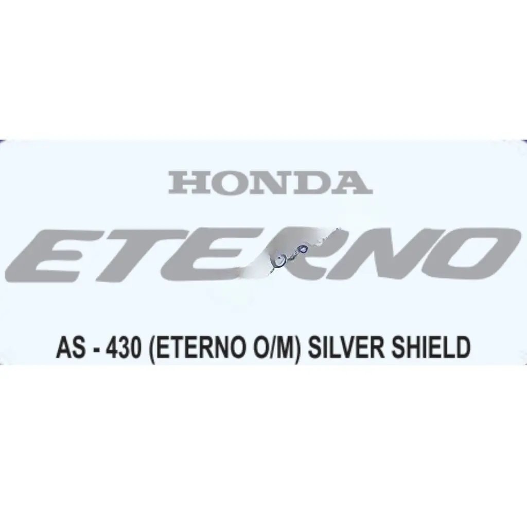 Graphics Sticker Set For Honda Eterno | Old Model | Silver Sticker | Both Sides