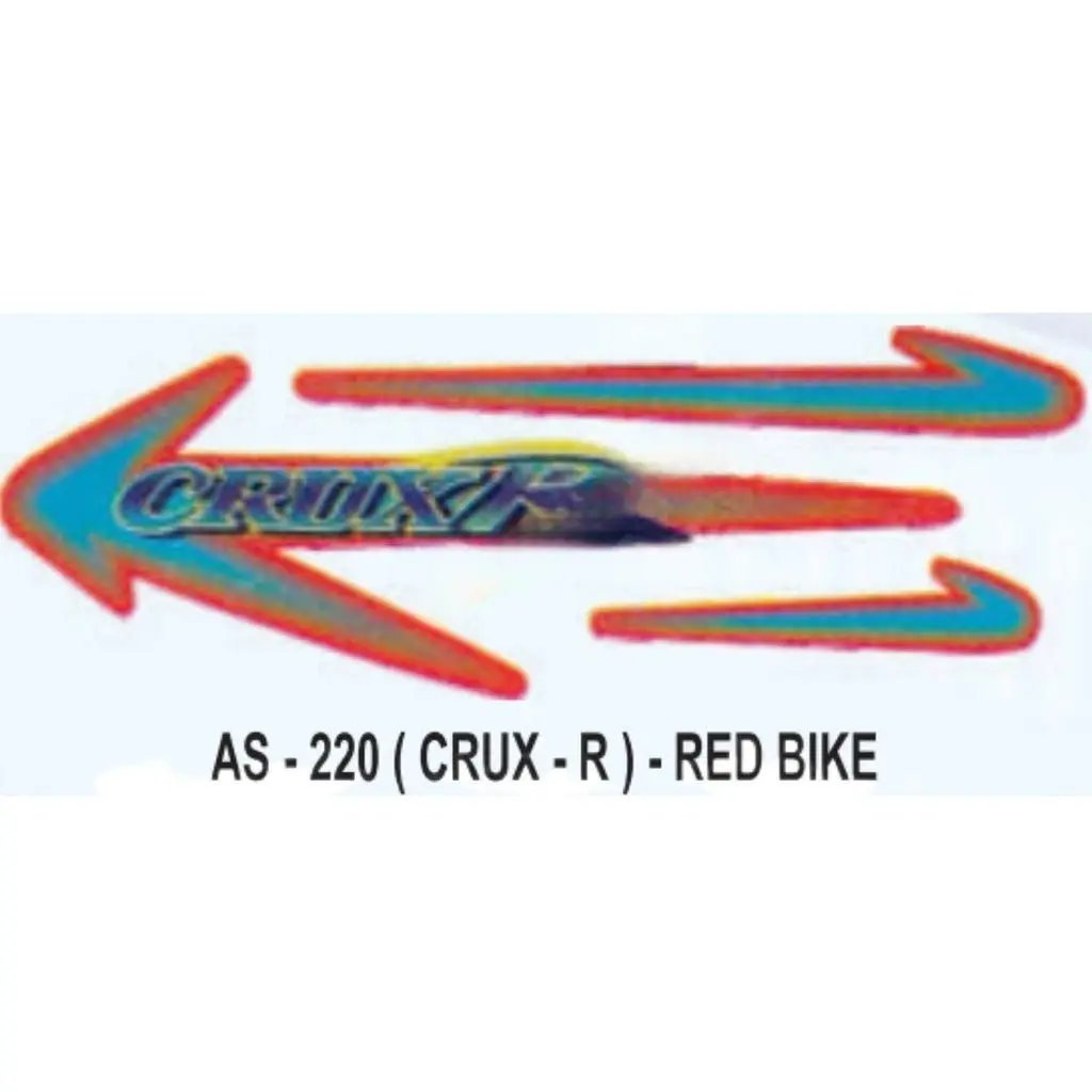 Graphics Sticker Set For Yamaha Crux R | Red Vehicle | Both Sides