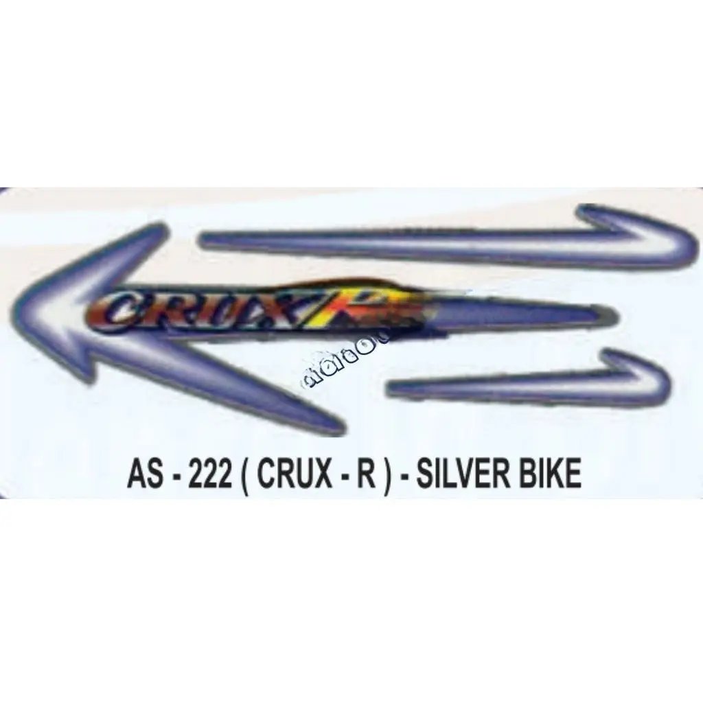 Graphics Sticker Set For Yamaha Crux R | Silver Vehicle | Both Sides