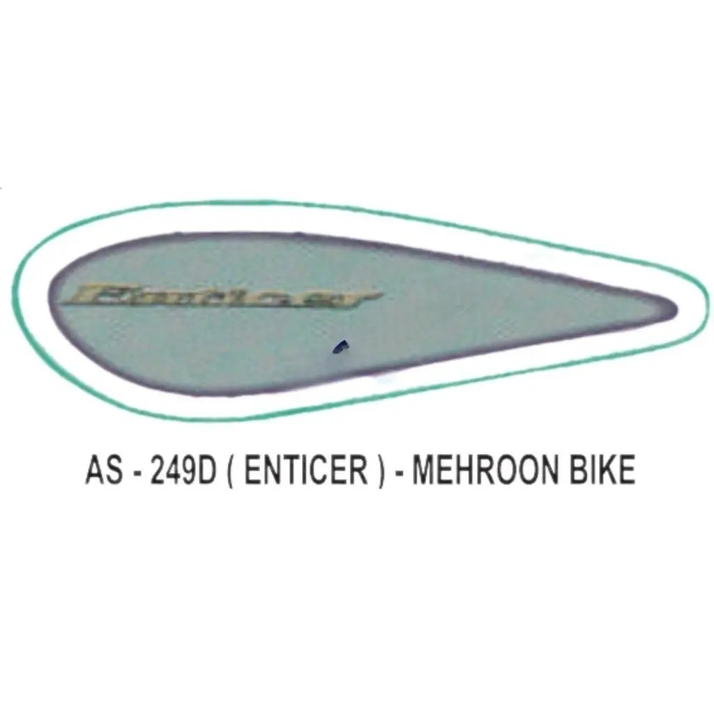 Graphics Sticker Set For Yamaha Enticer | Mehroon Vehicle | Both Sides