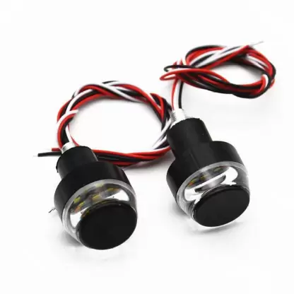 Handle Bar Led Color Light Set For All Bikes ( Lh+rh) - Image 2
