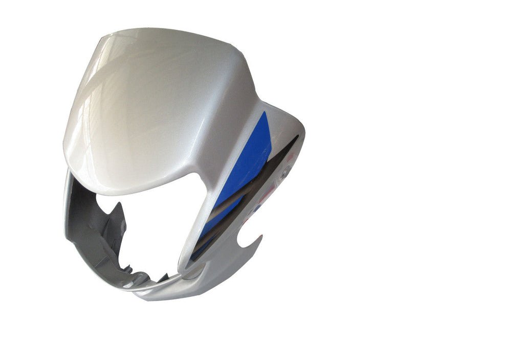 Headlight Visor Fit For Hero Cd-deluxe New Model Cloud Silver (blue Sticker)