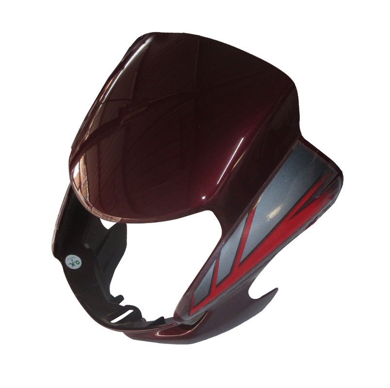 Headlight Visor Fit For Hero Cd-deluxe New Model (self Start) Palace Maroon