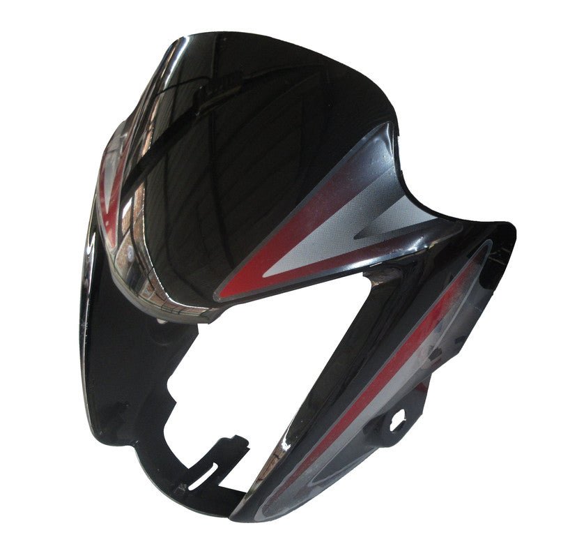 Headlight Visor Fit For Hero Splendor Nxg Latest Black (red Sticker)