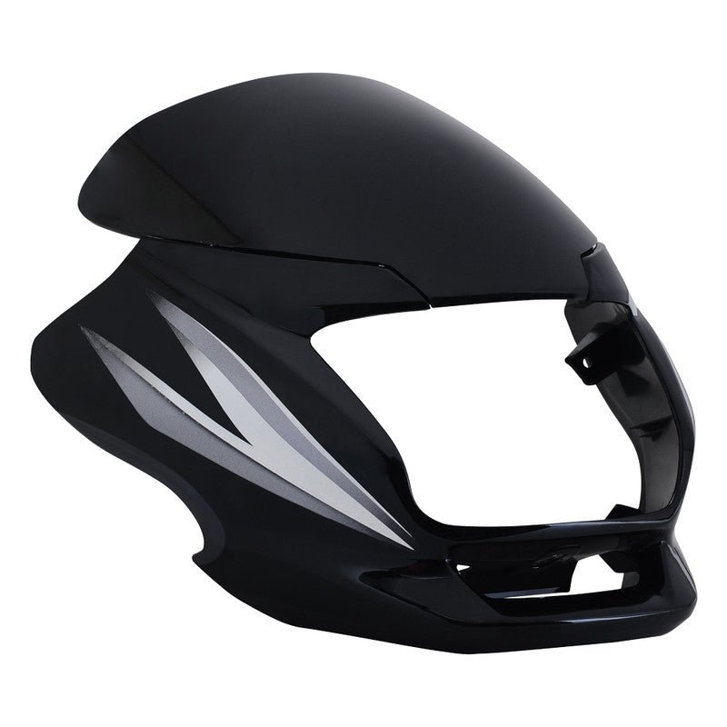 Headlight Visor Fit For Hero Super Splendor Latest (type 3) Black (grey Sticker)