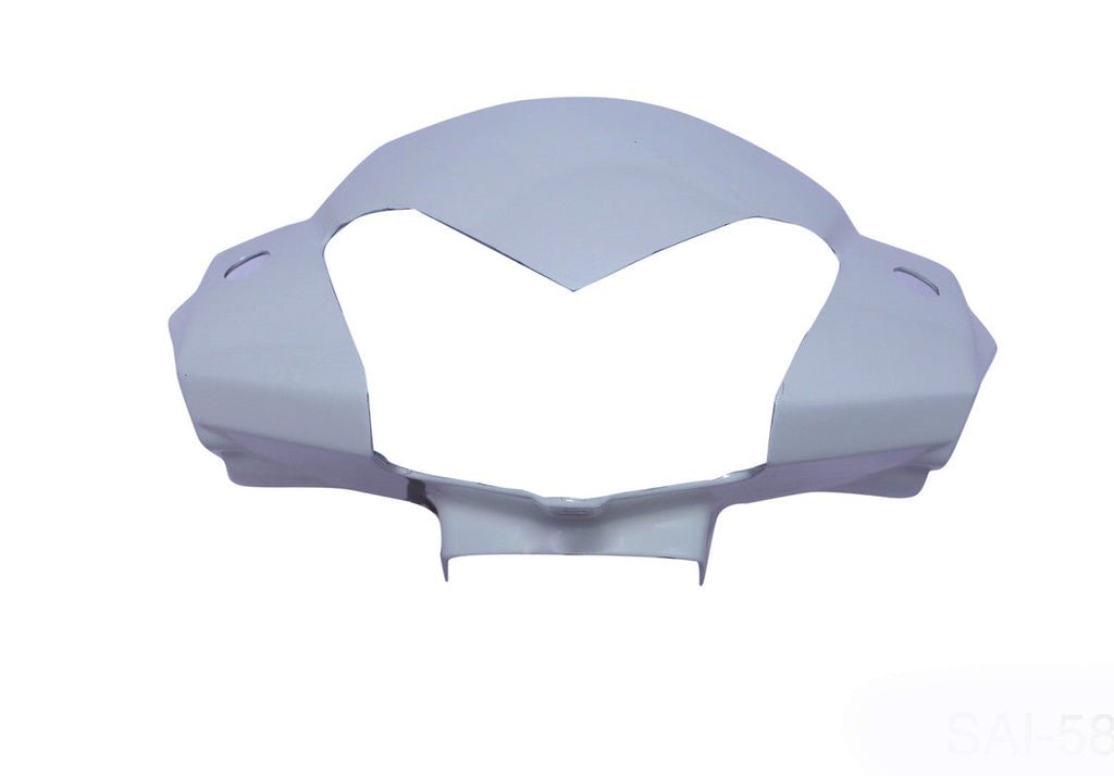 Headlight Visor Fit For Mahindra Gusto Sunbeam White
