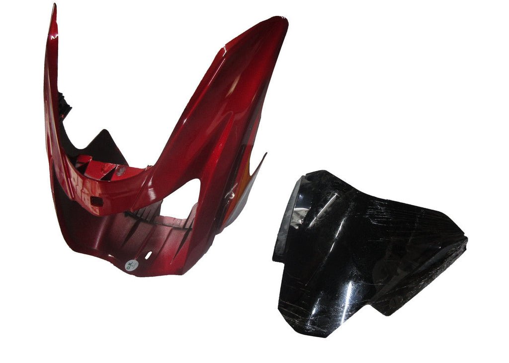 Headlight Visor Fit For Tvs Starcvti 110 Cc (horse Type) Flame Red