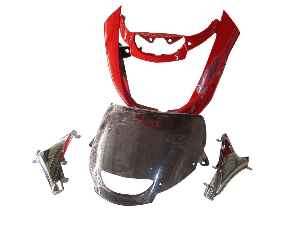 Headlight Visor Fit For With Glass & Garnish Hero Cbz Xtreme Sports Red