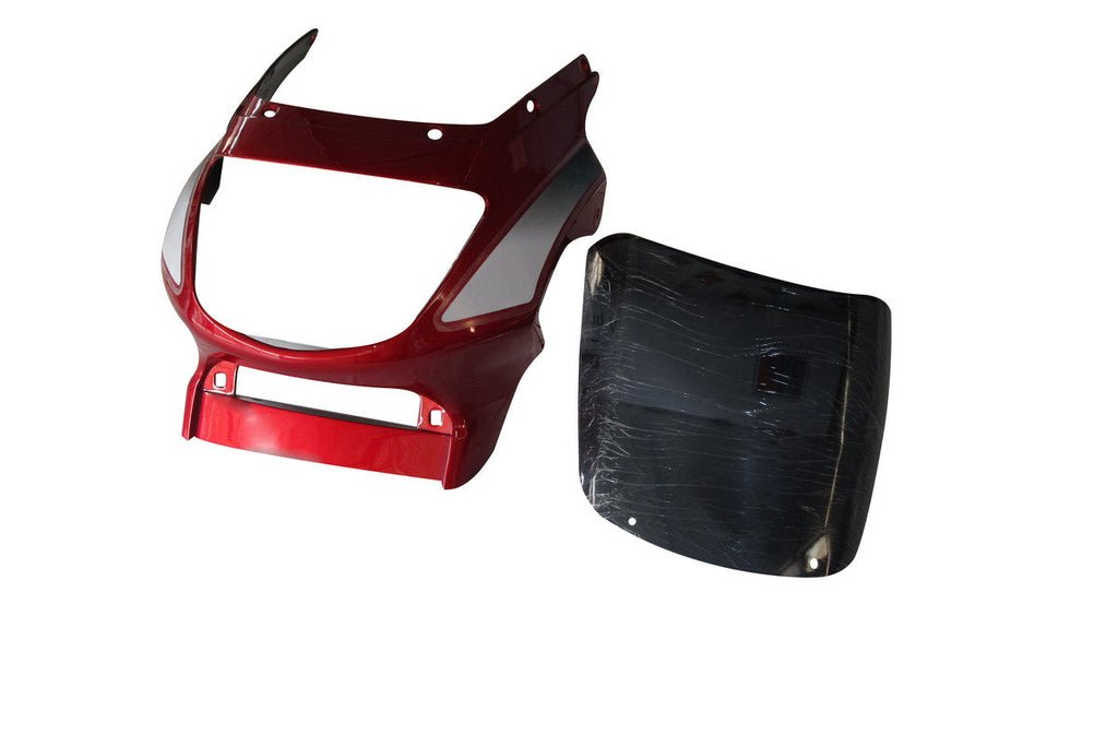 Headlight Visor Fit For With Glass Hero Ambition Candy Blazing Red