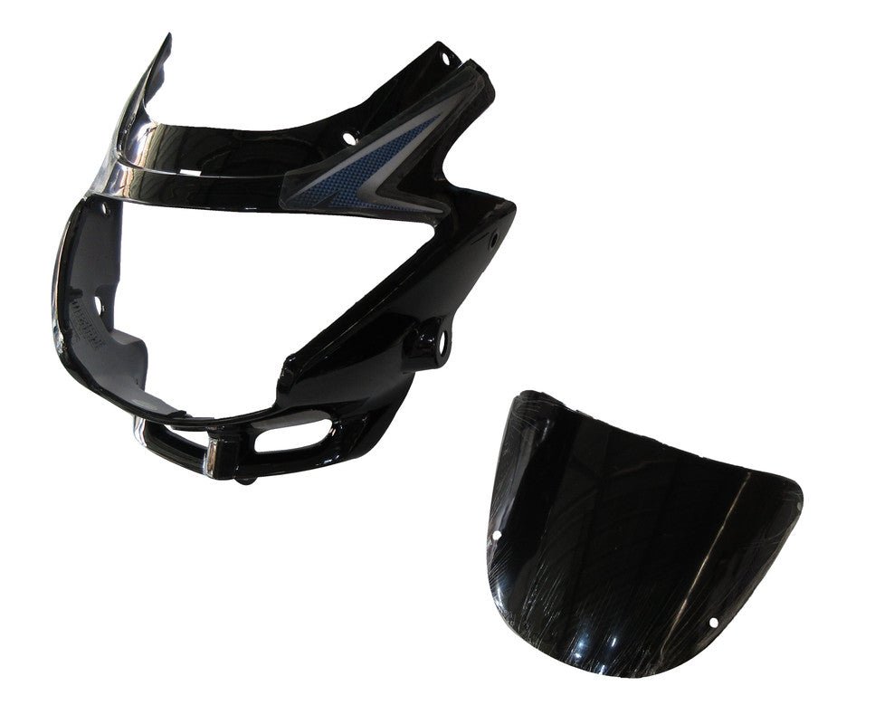 Headlight Visor Fit For With Glass Hero Glamour Latest Black Blue