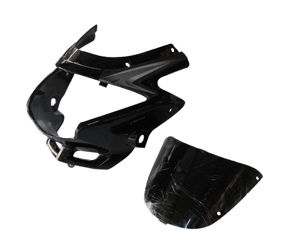 Headlight Visor Fit For With Glass Hero Glamour Latest Black (silver)