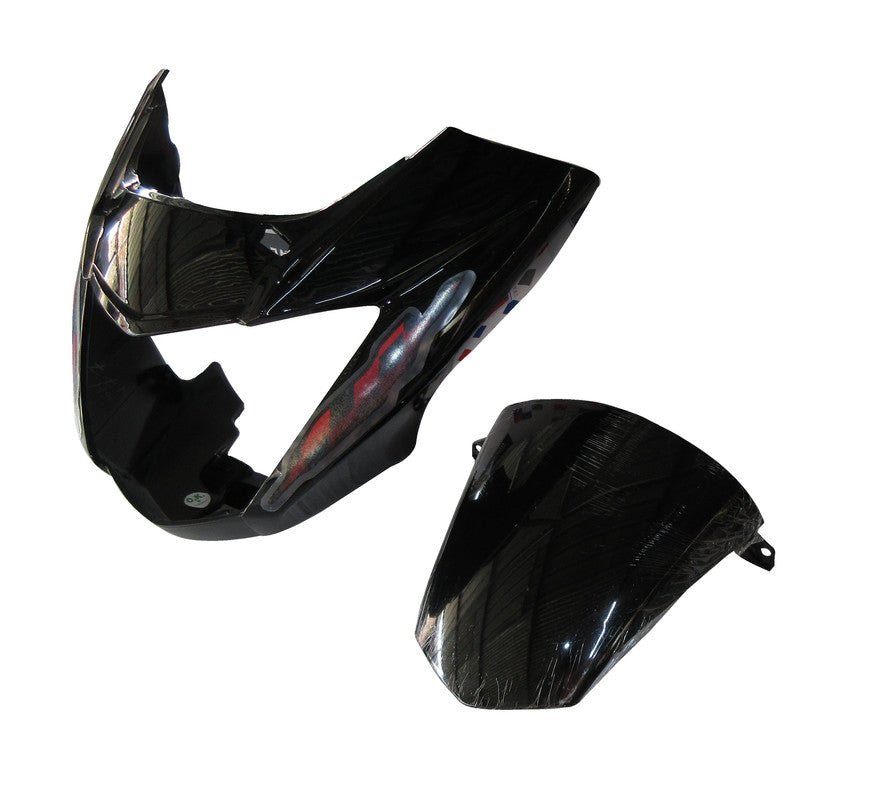 Headlight Visor Fit For With Glass Hero Glamour Latest New Model Type-4 Black (red Sticker)