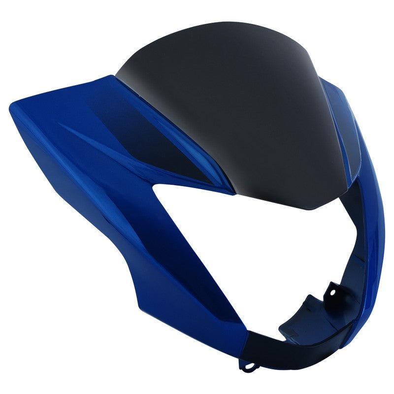 Headlight Visor Fit For With Glass Hero Glamour Latest New Model (type-5) Techno Blue