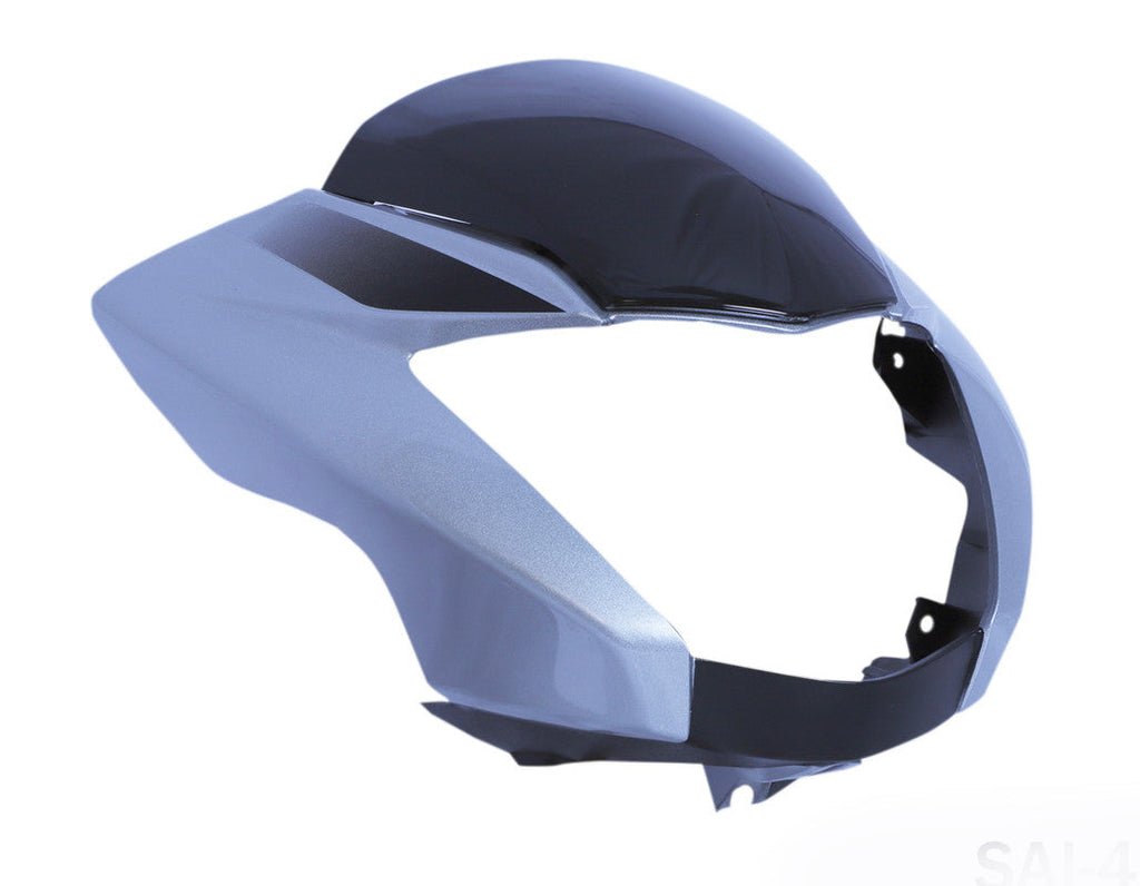 Headlight Visor Fit For With Glass Hero Glamour Latest New Model (type-5) Boon Silver