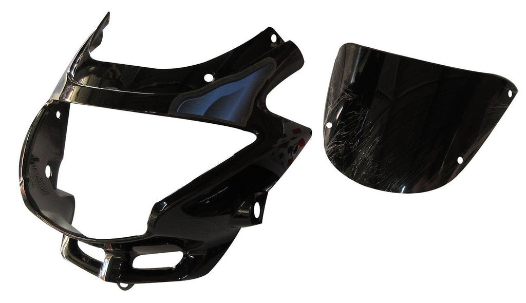 Headlight Visor Fit For With Glass Hero Glamour New Model Black (blue)