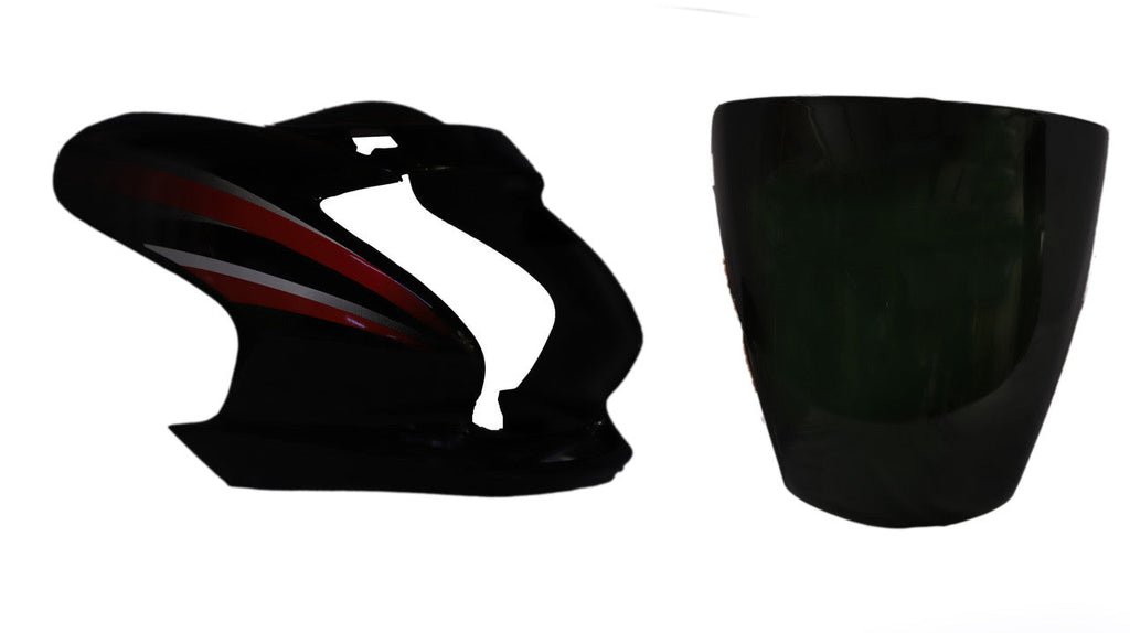 Headlight Visor Hero Passion Pro Bs6 2020 Black**
