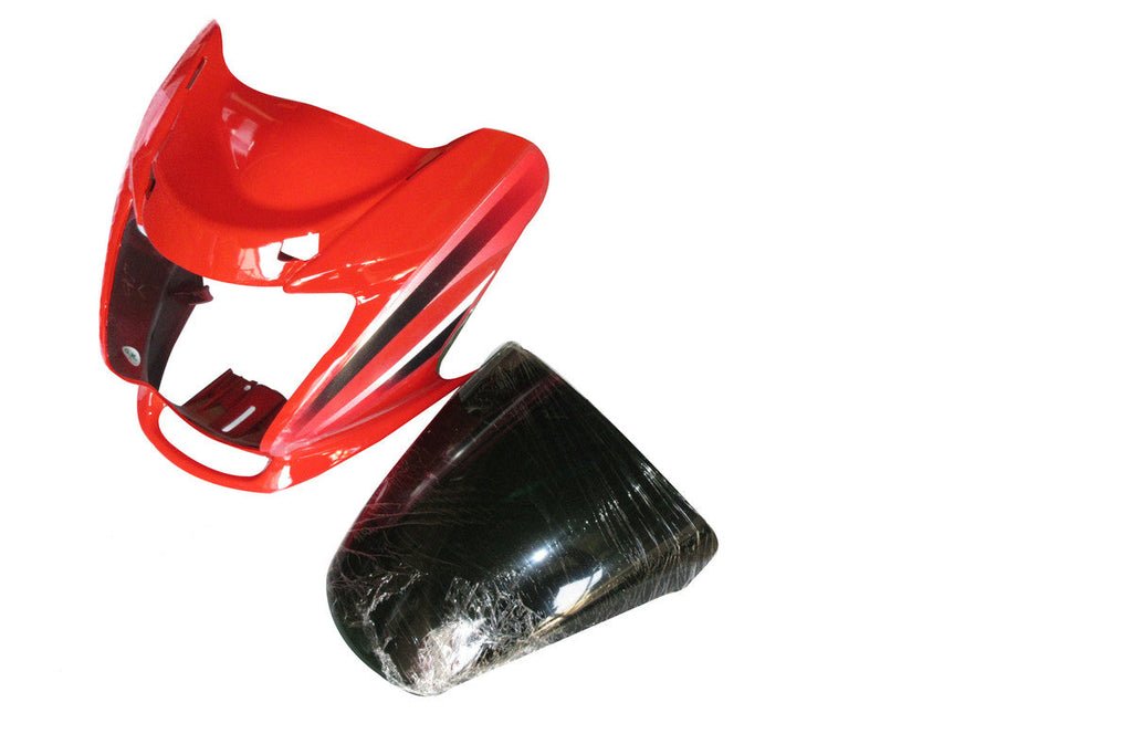 Headlight Visor Hero Passion Pro Bs6 2020 Sports Red**