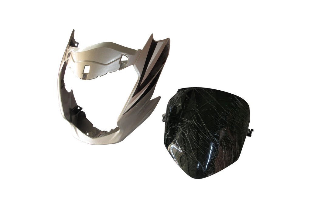 Headlight Visor With Glass Fit For Hero Passion Xpro Type-2 2018 Force Silver