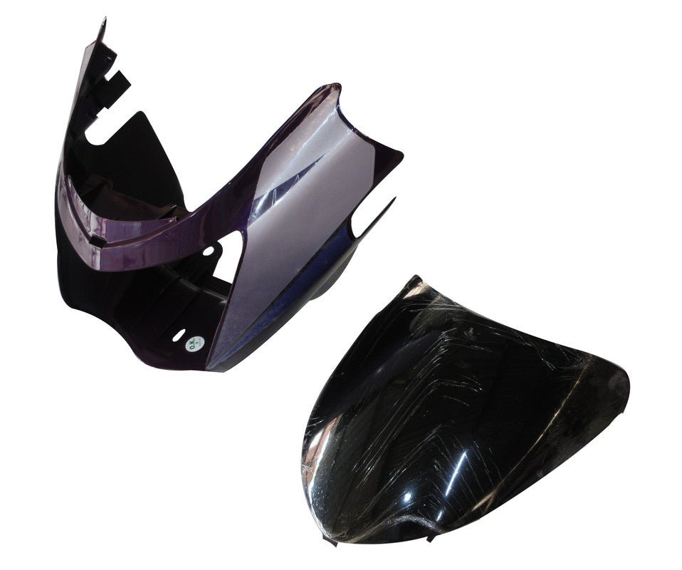 Headlight Visor With Glass Fit For Tvs Starcity Old Model Red Purple