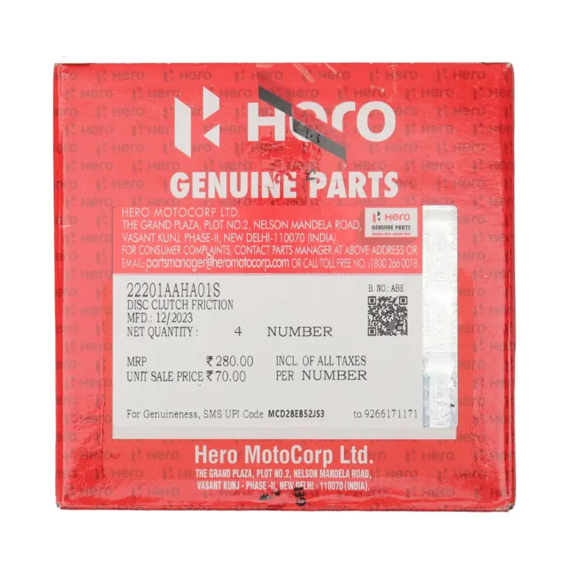 Hero Clutch Plate For Hf 100, Hf Deluxe Bs6, Passion Hz (2023), Passion Pro - Image 3
