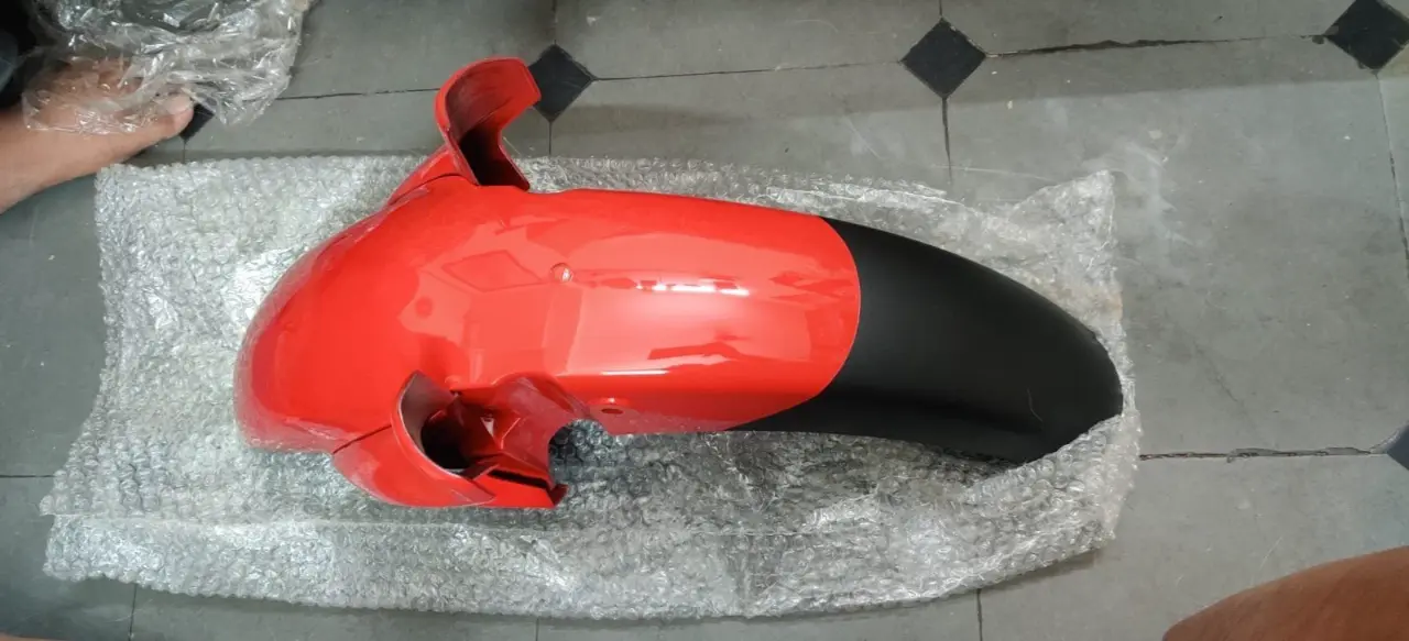 Hero Hunk Nm 3pc Red Front Mudguard