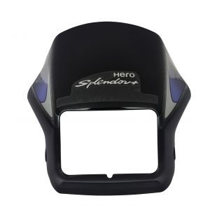 Hero Set, Front Visor, Black, Type-1, Nh-1(t1) - 83410aaeh00zas SPLENDOR PLUS